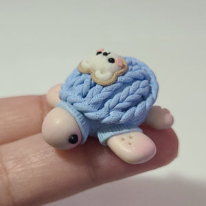 Mini Turtleneck Sweater Turtle (blue)